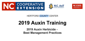 2019 Auxin Training