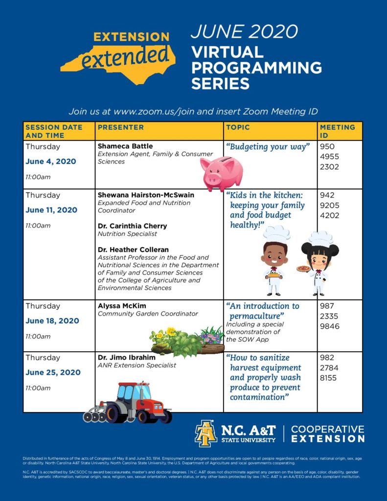 Extension Extended N.C. Cooperative Extension
