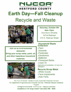 Cover photo for Fall Cleanup - Recycle and Waste Collection