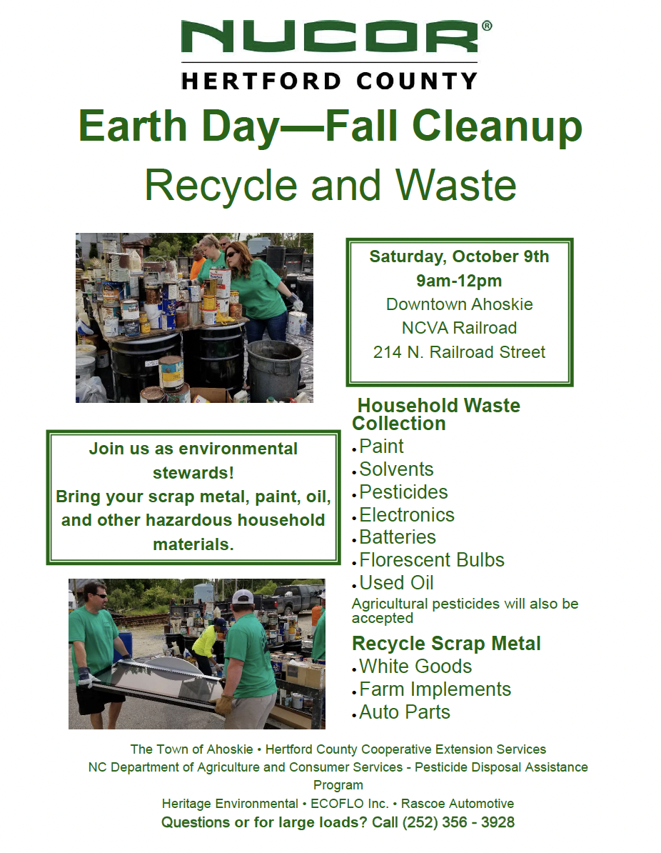 Fall Cleanup - Recycle and Waste Collection Day