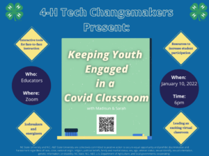 Cover photo for Engaging Youth in a Covid World