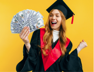 Graduate with Scholarship Funds