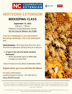 beekeeping flyer