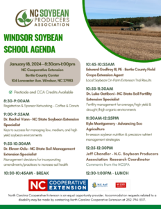 soybean school flyer