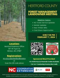 Forestry Meeting Flyer